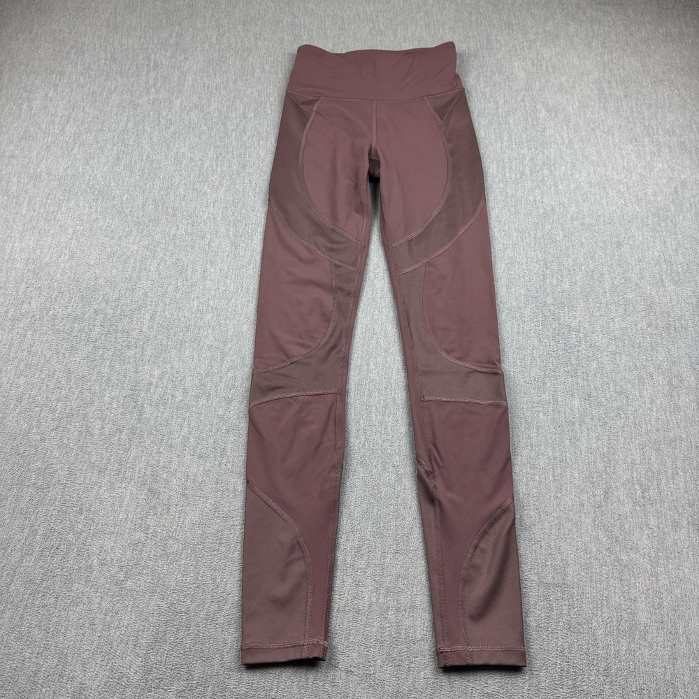 Lululemon Leggings Womens 2 Purple City Core Tight Pull-On Gym Training‎ Workout